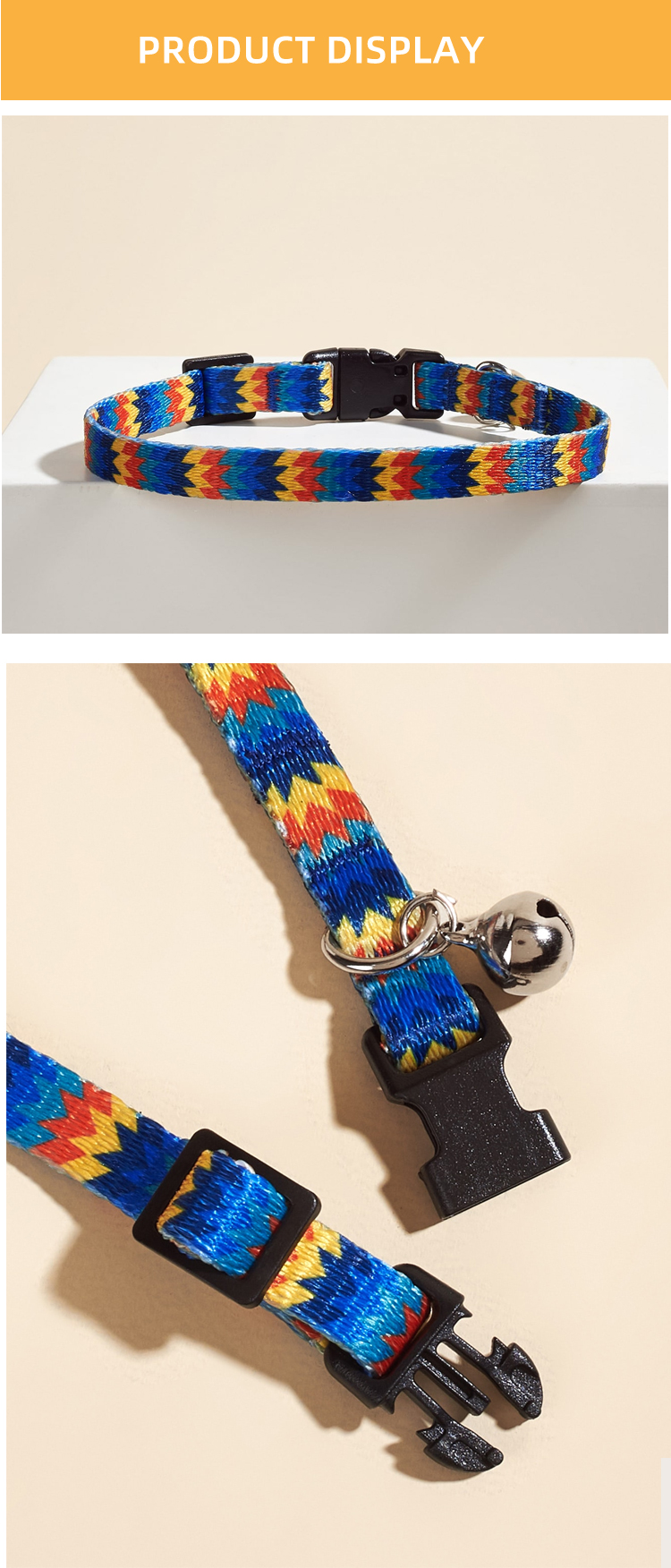 Hot Sale Collar dog Supplies Custom Luxury Personalized Logo Adjustable Heat Transfer Design Pet Cat Collars